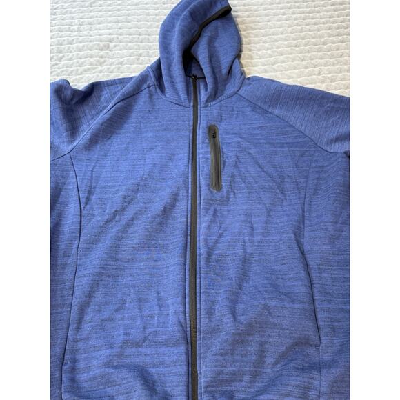 Uniqlo Plus Blue Full Zip Long Sleeve Knit Sweater Jacket Womens Size XL - Picture 1 of 4